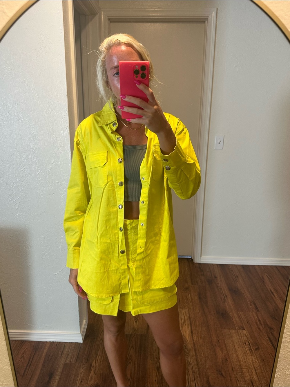 Yellow two piece set